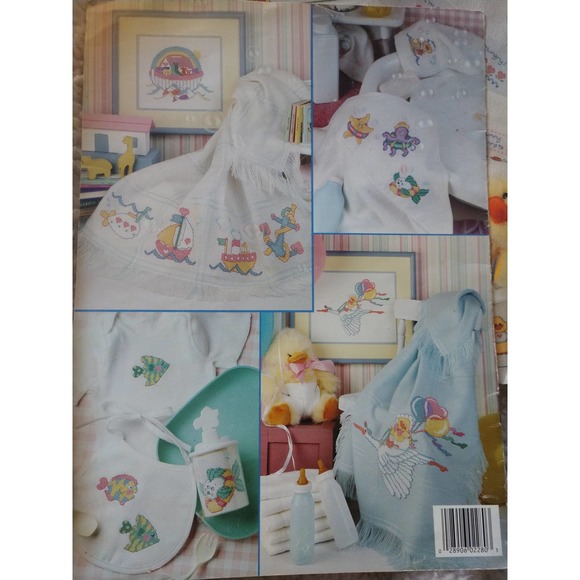 4 Cross stitch Baby Pattern Leaflets - Picture 6 of 7